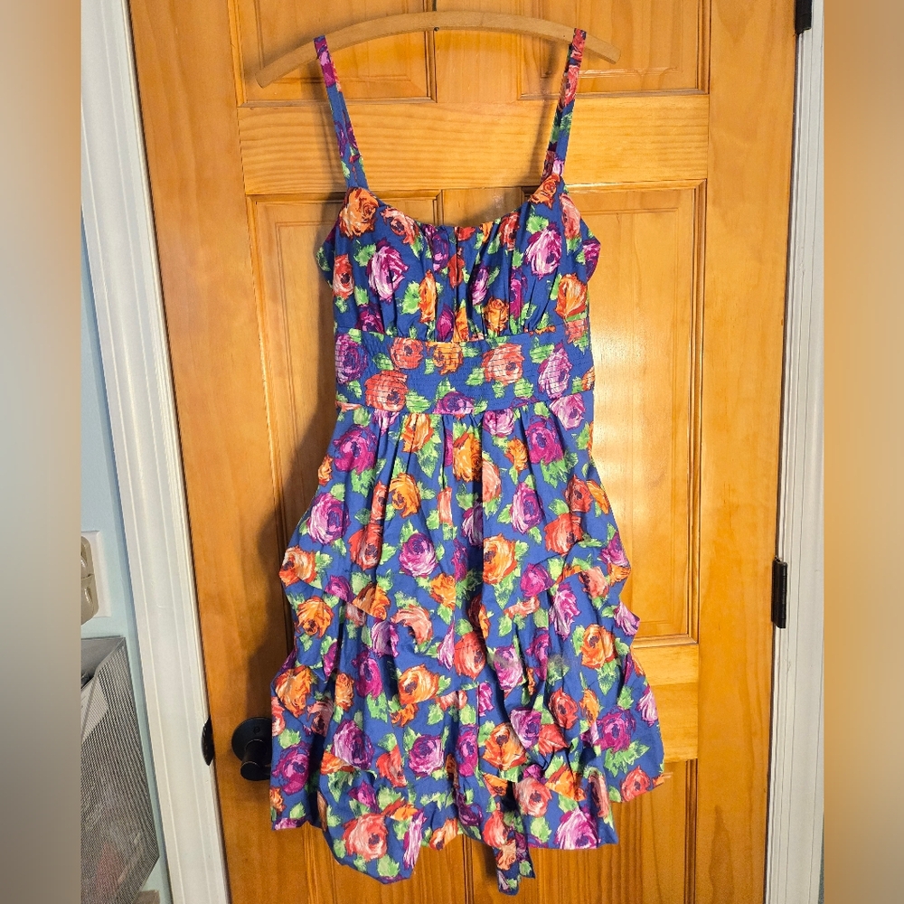Floral knee length dress